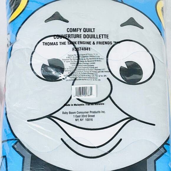 Thomas the Train Comfy Blanket Quilt 42” x 58" Thomas & Friends Vintage 2006 - Picture 3 of 6